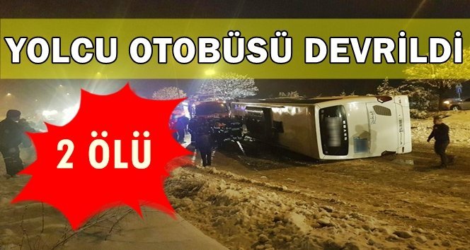 Buzlanma kaza getirdi.. 2 ölü 6 yaralı