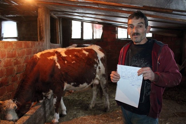 SELİM DEMİRCİOĞLU, HAYVANLARININ BULUNMASI ÜZERİNE İÇİŞLERİ BAKANLIĞI'NA ŞÜKRAN MEKTUBU YAZDI. (ONUR ALTINDAĞ - SERTAÇ ÖZDEMİR/ZONGULDAK-İHA)