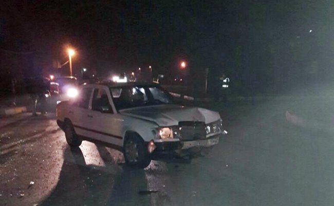 BARTIN’DA 2 OTOMOBİLİN ÇARPIŞTIĞI TRAFİK KAZASINDA 2 KİŞİ YARALANDI. (MUSTAFA KURT/BARTIN-İHA)