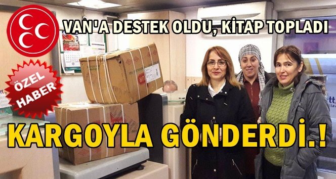 Yalçıner’den Van’a kitap desteği