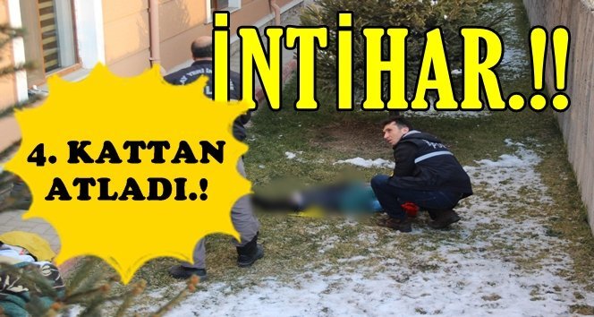 Apartmandan atlayarak intihar etti