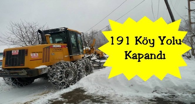 191 köyün bağlantısı kesildi