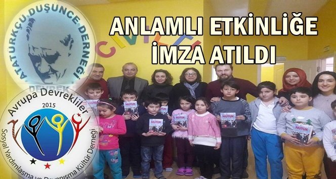 Devrek ADD ve Avrupalı Devrekliler “Nutuk” dağıttı