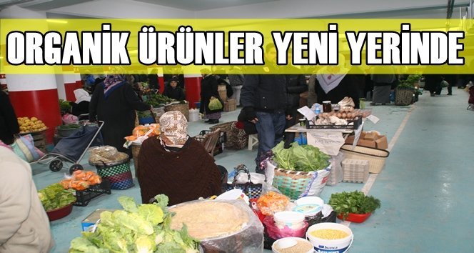 Köylü pazarı yeni yerine taşındı