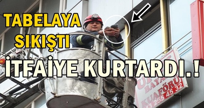 Mahsur kalan “Güvercin” kurtarıldı…