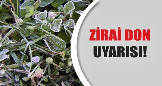 Dikkat “Don” uyarısı…!