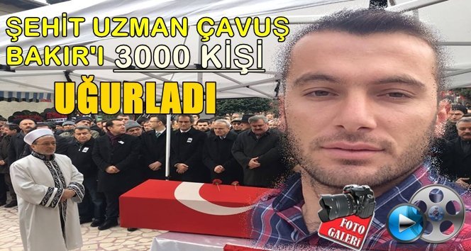 El-Bab Şehidi Bahattin Bakır toprağa verildi