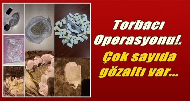 Uyuşturucu tacirlerine polisten baskın
