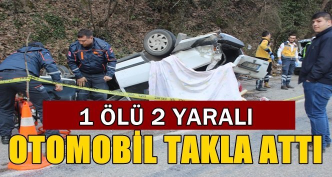 Feci kaza; 1 ölü, 2 yaralı