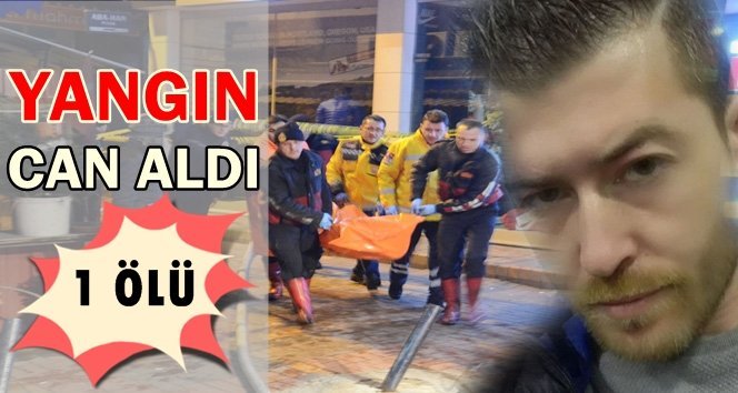 İşyeri sahibi yanarak can verdi