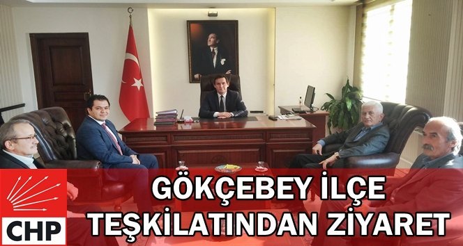 CHP Gökçebey Teşkilatından Kaymakam Öztürk’e ziyaret