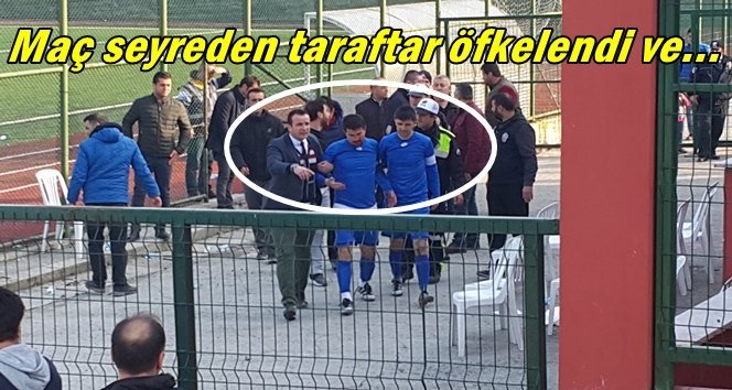 Süper Amatör Küme maçında olay!…