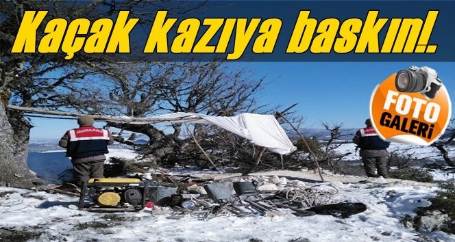 Jandarma’dan define avcılarına baskın