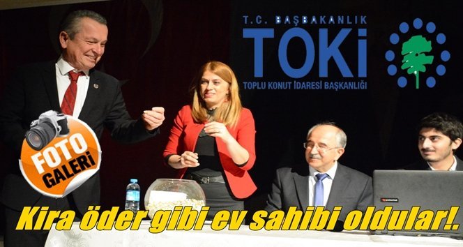 384 konutluk projenin kura çekimi yapıldı