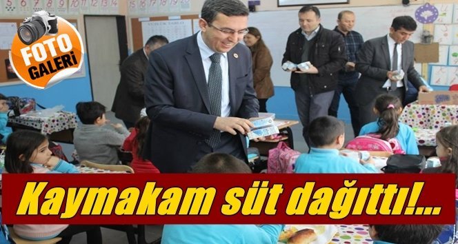 İlçe Milli Eğitim Müdürü Özdemir; “Okul sütü 6 yaşında”