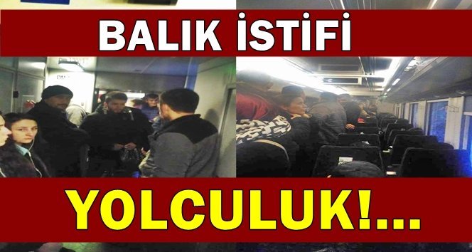 Trenlerde aşırı kalabalık…