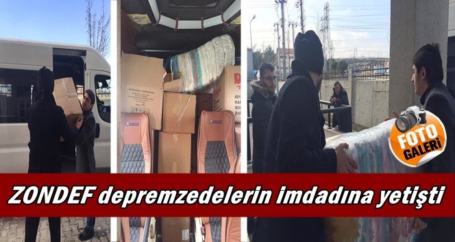 Çanakkale’deki deprem mağdurlarına Zonguldaklılar yetişti
