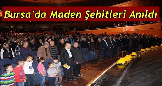 Grizu faciasında hayatını kaybedenler Bursa’da anıldı