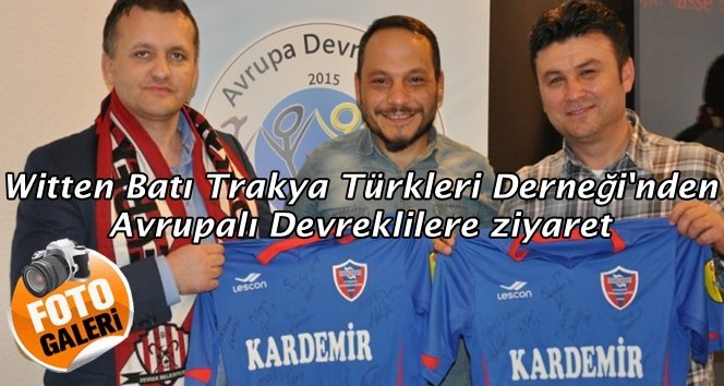 Batı Trakyalılar Devreklileri ziyaret etti…