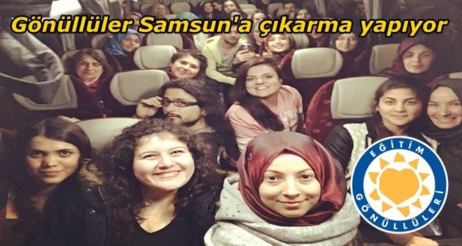 TEGV’li gönüllüler Samsun’a doğru hareket etti…