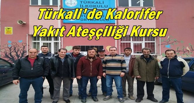 Türkali’de Kalorifer Ateşçiliği kursu devam ediyor