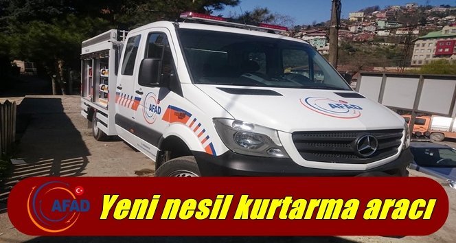 Zonguldak’a yeni arama kurtarma aracı