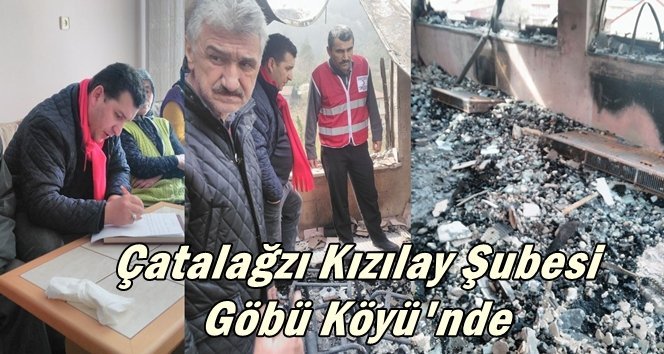 Çatalağzı Kızılay Şubesi yangınzedelerin imdadına yetişti