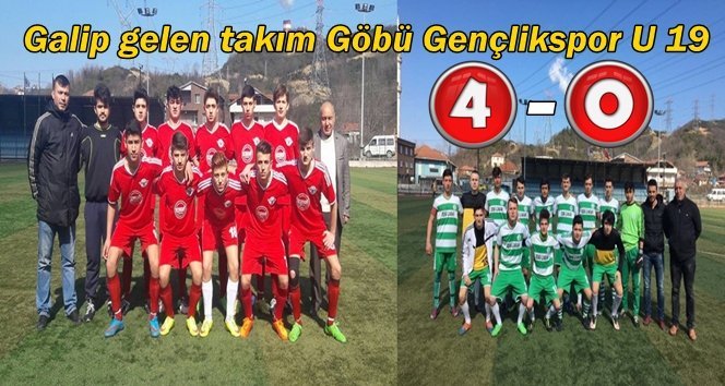 Türkalispor U 19 sahadan yenik ayrıldı. Skor 4-0
