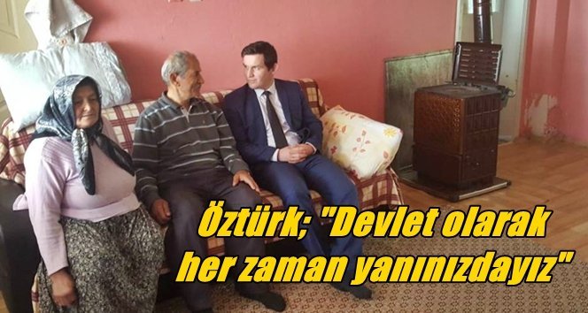 Gökçebey Kaymakamı Öztürk’ten Gazilere ziyaret