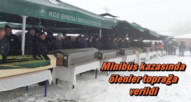 Cenazeler toprağa verildi…