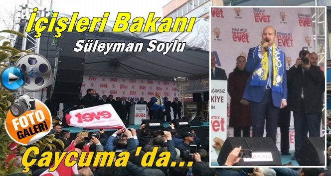 Bakan Soylu’ya Çaycumaspor forması