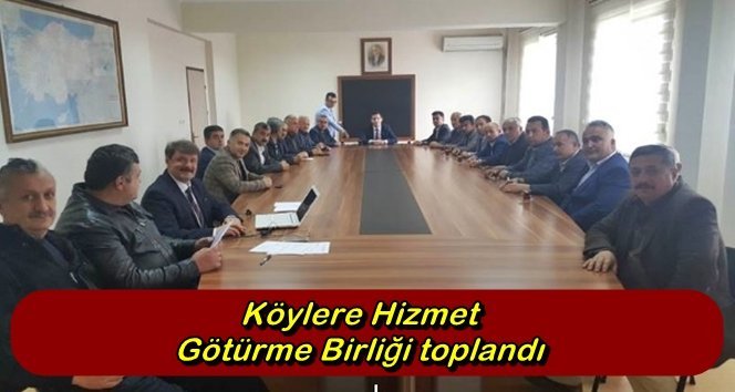 Gökçebey’de Köylere Hizmet Götürme Birliği toplandı