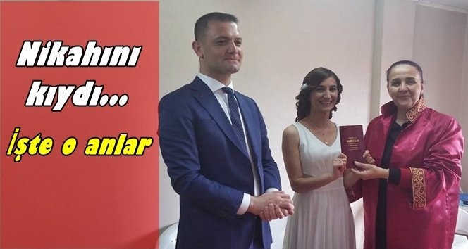 Başkan Güneş meslektaşının nikahını kıydı