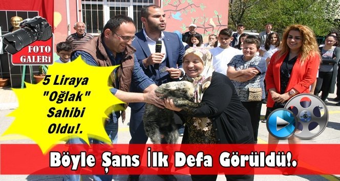 Türkalili vatandaş 5 liraya “Oğlak” sahibi oldu…