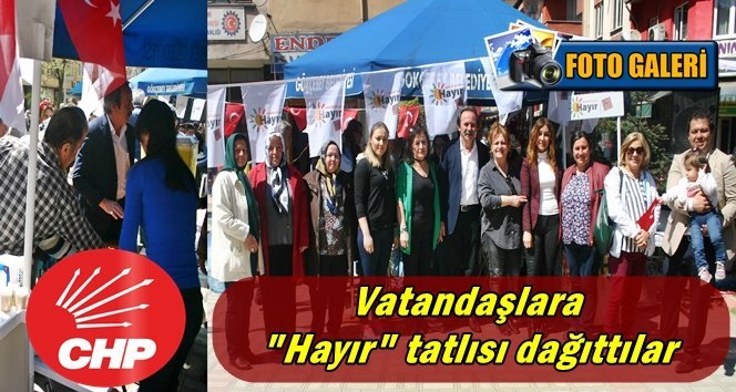CHP Gökçebey “Hayır Tatlısı” dağıttı…