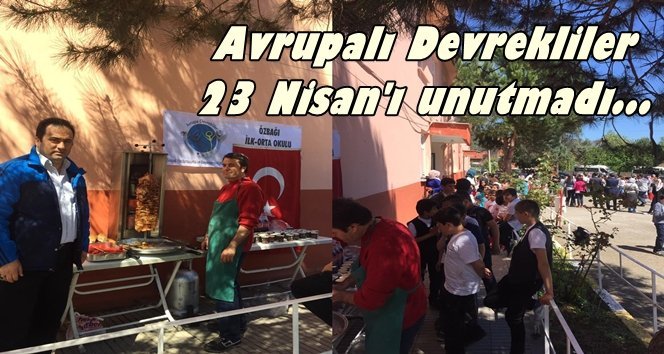 Avrupa Devrekliler Derneği çocukları sevindirdi
