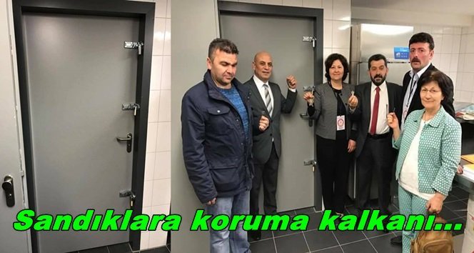 Sandıklar işte böyle korunuyor!.