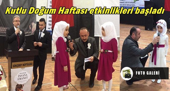 Gökçebey’de Kutlu Doğum Haftası etkinlikleri yapıldı
