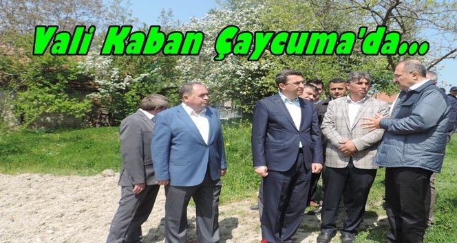 Vali Kaban’dan lale bahçesine ziyaret…