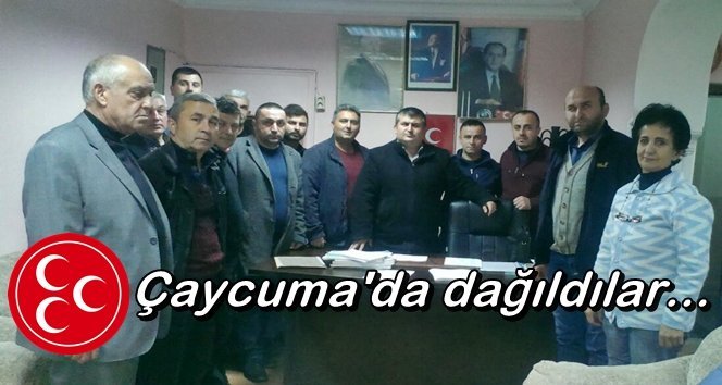 Çaycuma MHP’de “Akyüz”ler dağıldı