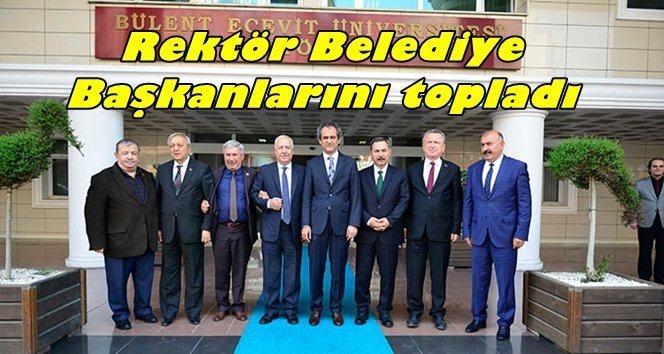 Üniversitede başkanlar toplandı…