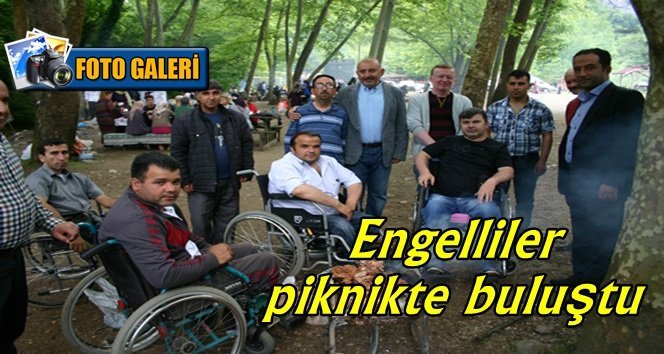 Engelliler Yenice Şeker Kanyonunda piknik yaptı