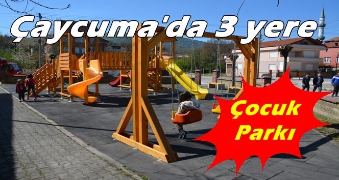Çaycuma Belediyesinden 3 yere park…