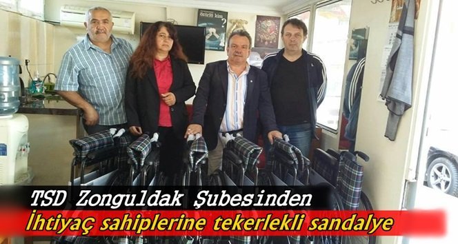 TSD’den engellilere 6 adet sandalye bağışı…