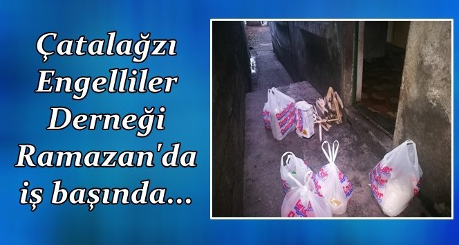 ÇATEDER ihtiyaç sahiplerini sevindirdi…