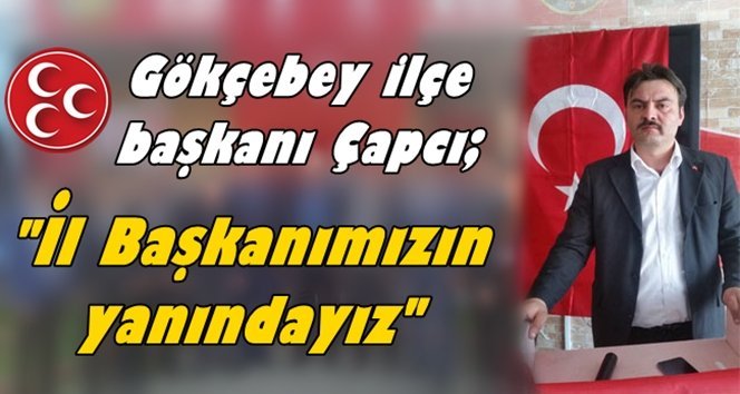 Çapcı’dan açıklama…