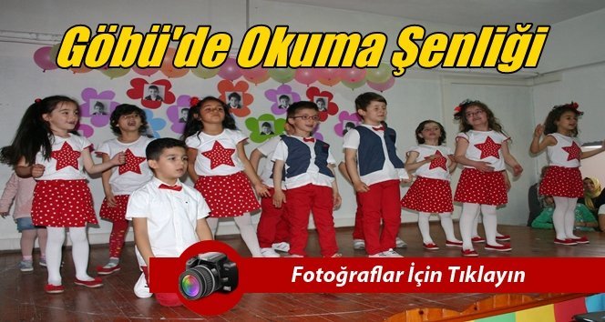 Göbü’de miniklerden okuma bayramı etkinliği