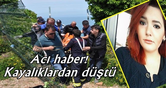 Talihsiz genç kayalıklardan düşerek öldü