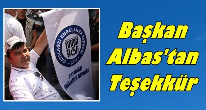 Çatalağzı Engelliler Derneği’nden teşekkür