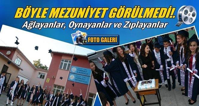 Türkali Ortaokulu 2017 yılı mezunlarını verdi